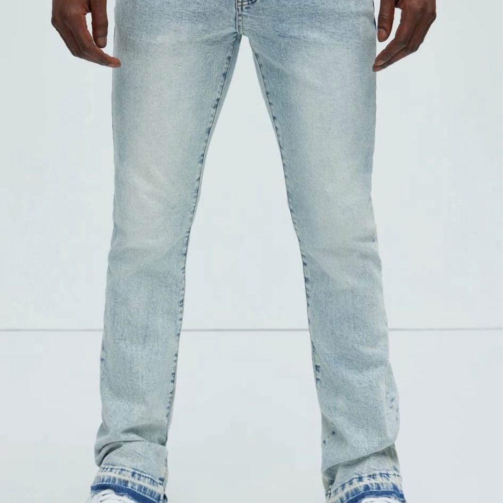Fashion Nova Blue Straight Jeans